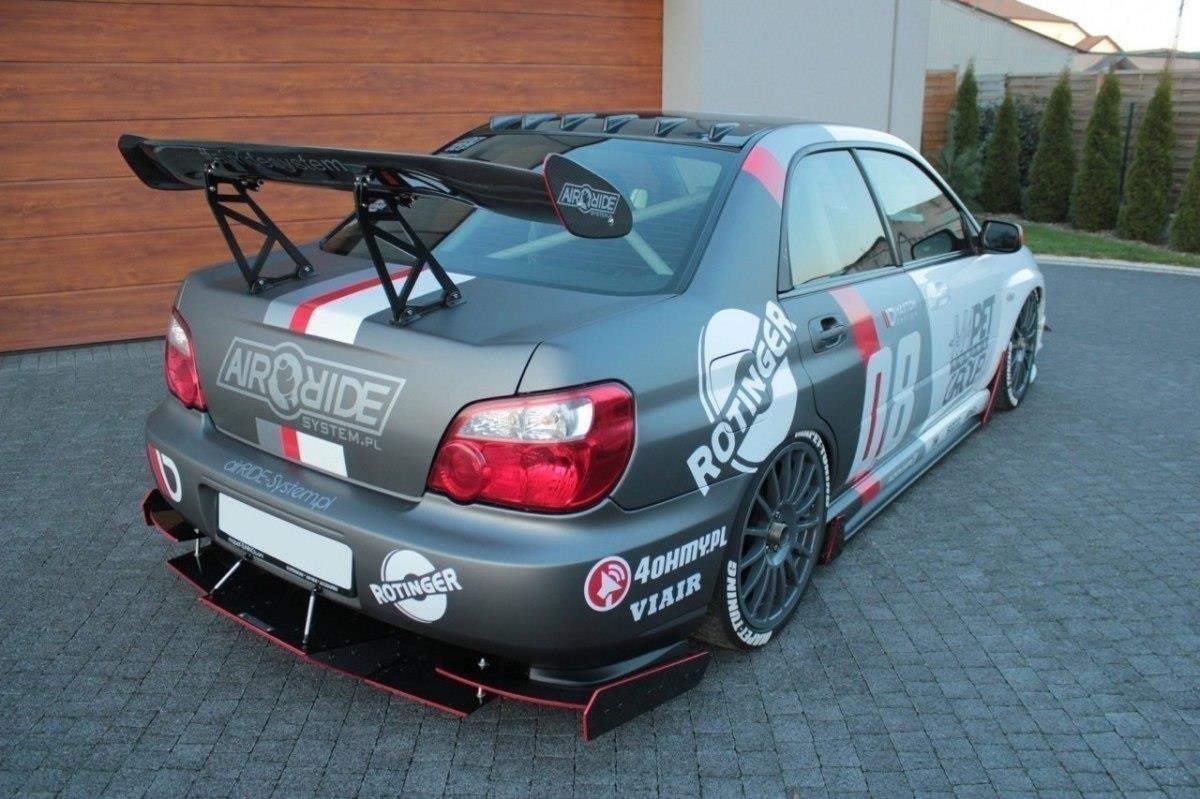 Diffusor Heck Ansatz für Heckschürze für Subaru Impreza WRX STI (BLOBEYE)