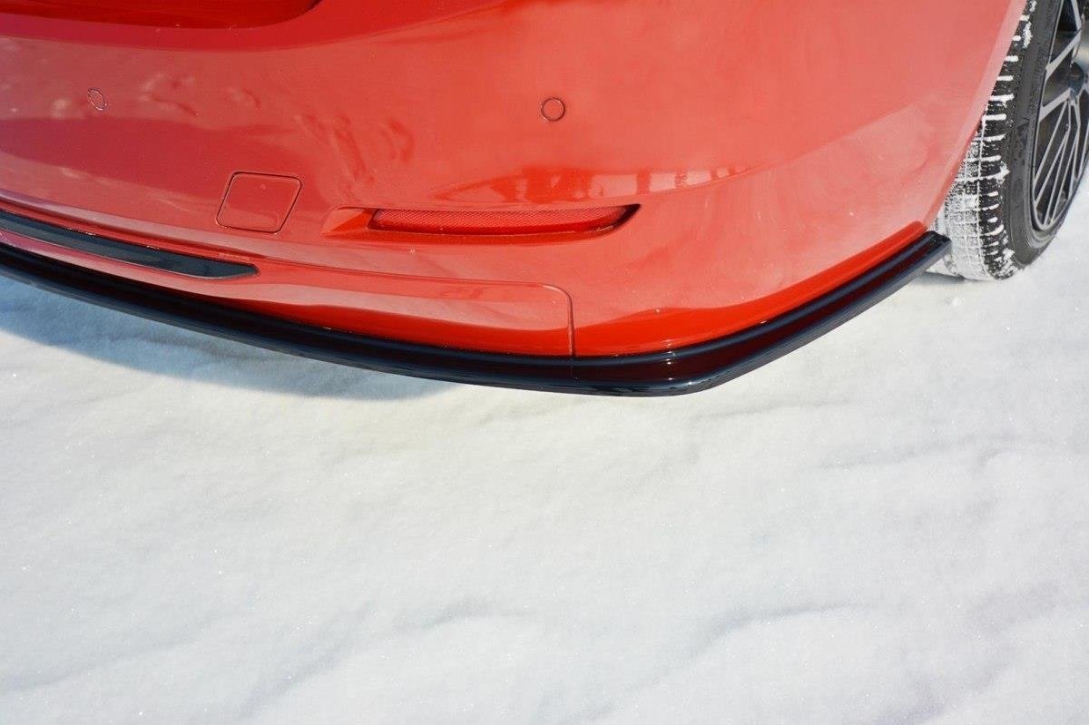 Heck Ansatz Flaps Diffusor für BMW 3er F30 Carbon Look
