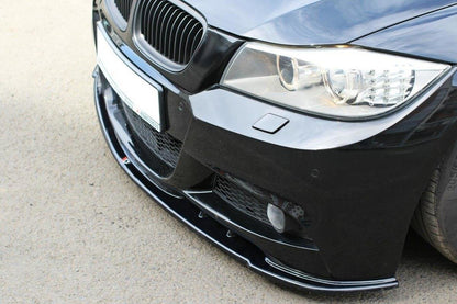 Front Ansatz V.1 für BMW 3er E91 M Paket FACELIFT schwarz matt