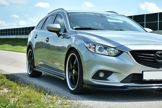 Seitenschweller Ansatz für Mazda 6 GJ (Mk3) Wagon Carbon Look