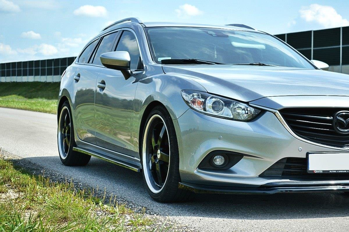 Seitenschweller Ansatz für Mazda 6 GJ (Mk3) Wagon schwarz matt