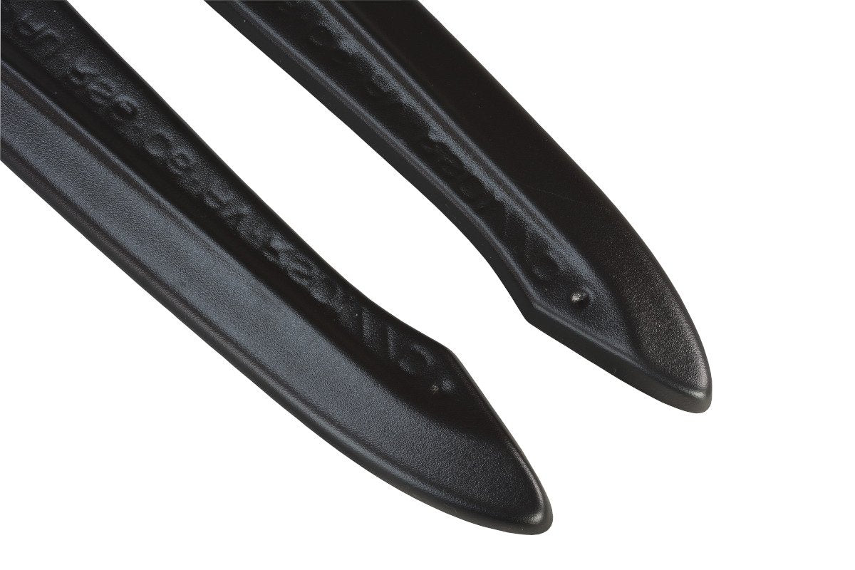 Heck Ansatz Flaps Diffusor für Audi RS6 C6 Avant schwarz matt