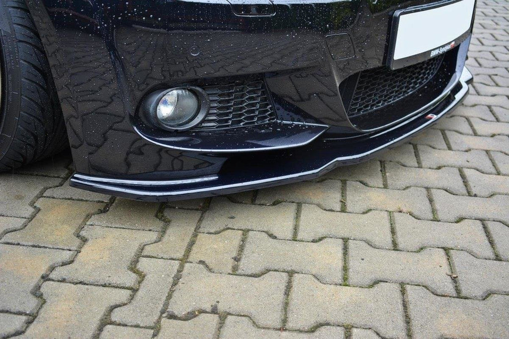 Front Ansatz V.2 für BMW 3er E92 M Paket FACELIFT schwarz matt