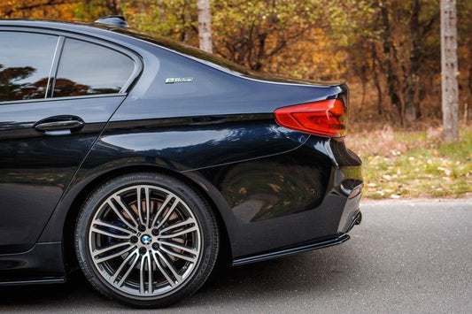 Heck Ansatz Flaps Diffusor für BMW 5er G30/ G31 M-Paket schwarz matt