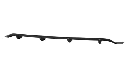 Diffusor Heck Ansatz für Mercedes E W212 schwarz matt