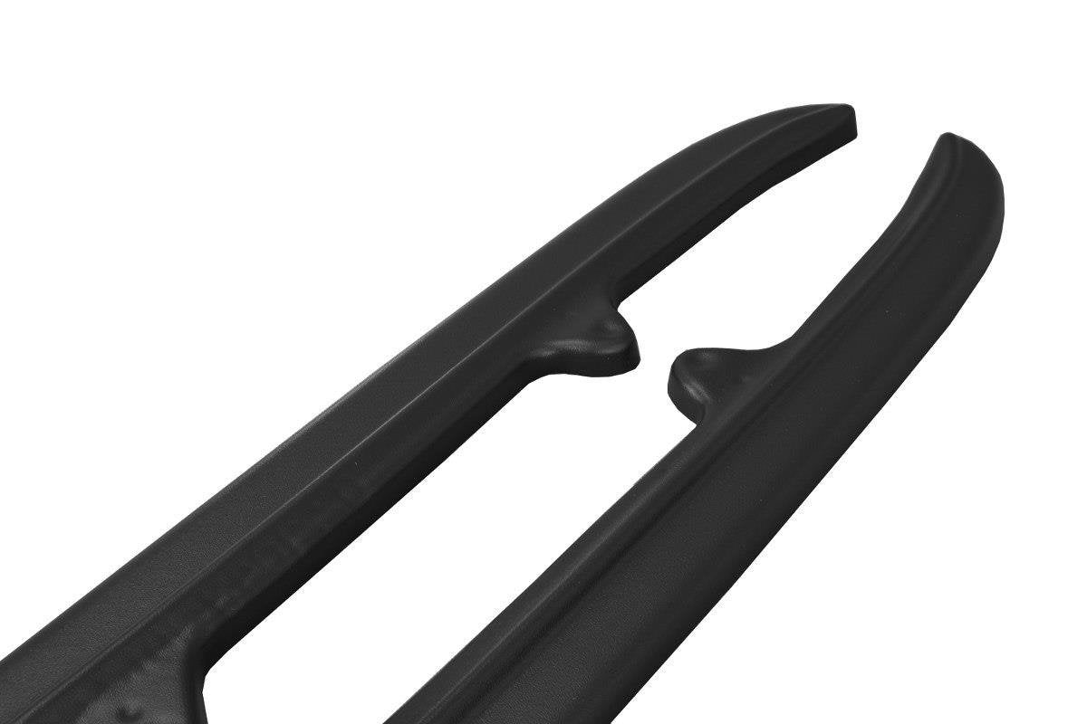 Heck Ansatz Flaps Diffusor für Mercedes CLS C218 schwarz matt