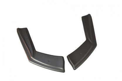 Heck Ansatz Flaps Diffusor für Audi RS5 8T / 8T FL schwarz matt