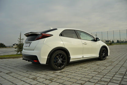 Spoiler CAP für Honda Civic Mk9 Facelift schwarz matt