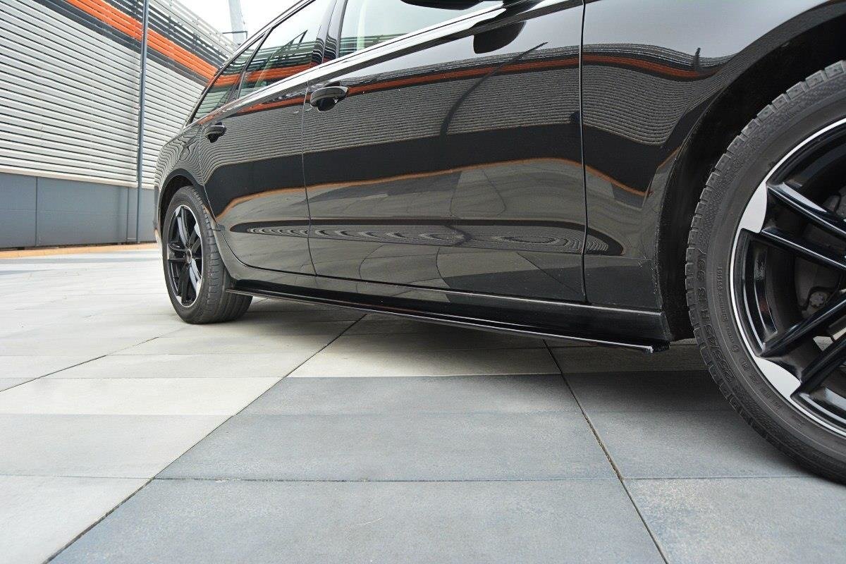 Seitenschweller Ansatz für Audi A6 C7 Carbon Look