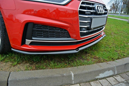 Front Ansatz V.2 für Audi A5 F5 S-Line Carbon Look