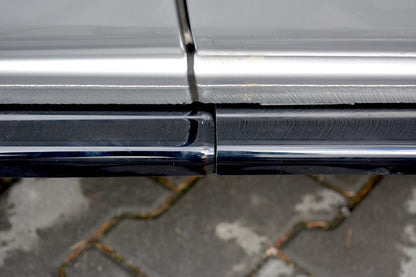 Seitenschweller Ansatz für Ford Transit Custom Mk1 FL schwarz Hochglanz