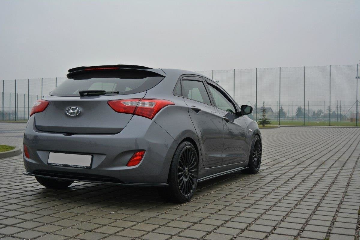 Seitenschweller Ansatz für Hyundai i30 mk.2 schwarz matt