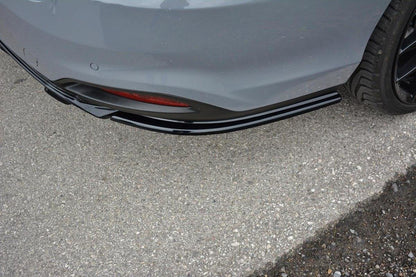 Heck Ansatz Flaps Diffusor für Fiat Tipo S-Design schwarz matt