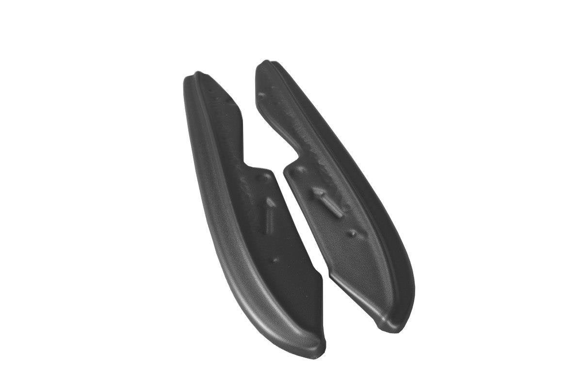 Heck Ansatz Flaps Diffusor für BMW 3er E90 M Paket schwarz matt