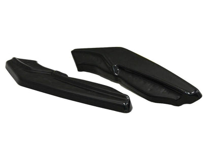Heck Ansatz Flaps Diffusor für Renault Laguna mk 3 Coupe Carbon Look
