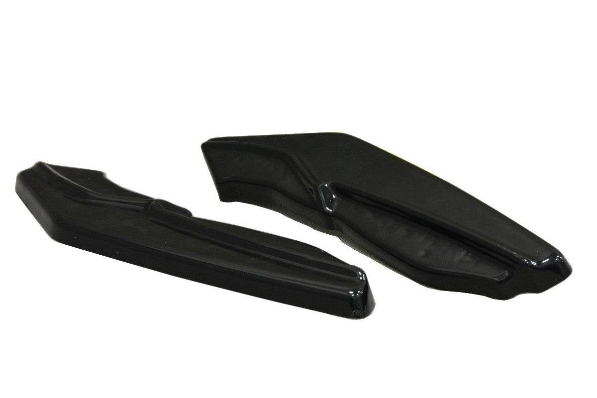 Heck Ansatz Flaps Diffusor für Renault Laguna mk 3 Coupe schwarz Hochglanz