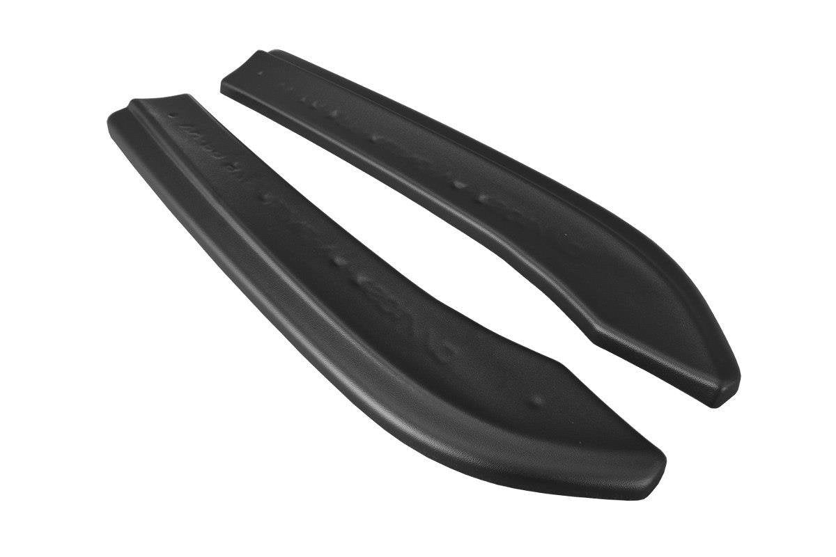 Heck Ansatz Flaps Diffusor für Vw Passat B7 R-Line Variant schwarz Hochglanz