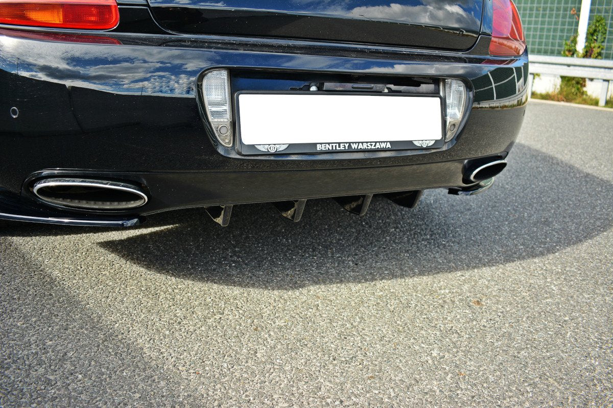 Diffusor Heck Ansatz für BENTLEY CONTINENTAL GT Carbon Look