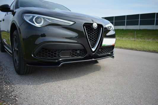 Front Ansatz V.1 für Alfa Romeo Stelvio schwarz matt