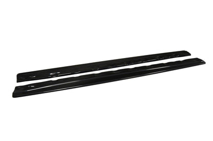 Seitenschweller Ansatz für Honda Civic Mk9 Facelift schwarz matt