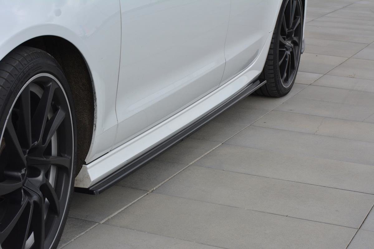 Seitenschweller Ansatz für Audi A6 C7 S-line/ S6 C7 Facelift Carbon Look