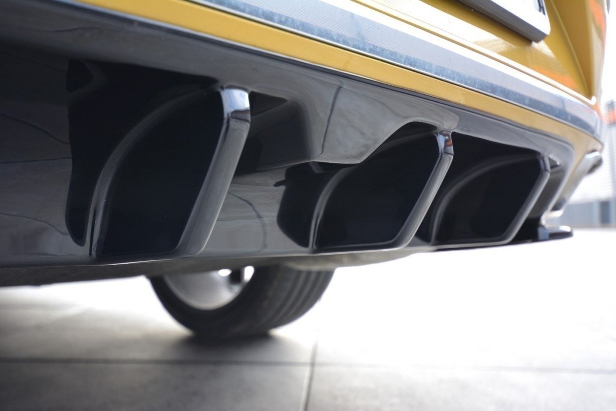 Diffusor Heck Ansatz für VW ARTEON schwarz Hochglanz