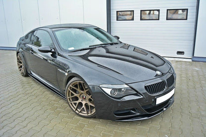 Seitenschweller Ansatz für BMW M6 E63 schwarz Hochglanz
