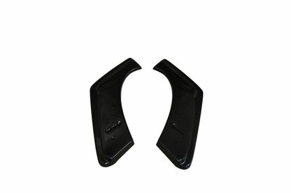 Heck Ansatz Flaps Diffusor für Honda Civic Mk9 Facelift schwarz matt
