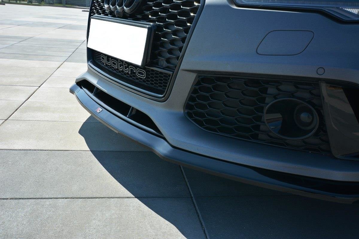 Front Ansatz V.2 für Audi RS7 C7 FL schwarz matt