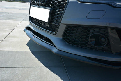 Front Ansatz V.2 für Audi RS7 C7 FL schwarz matt
