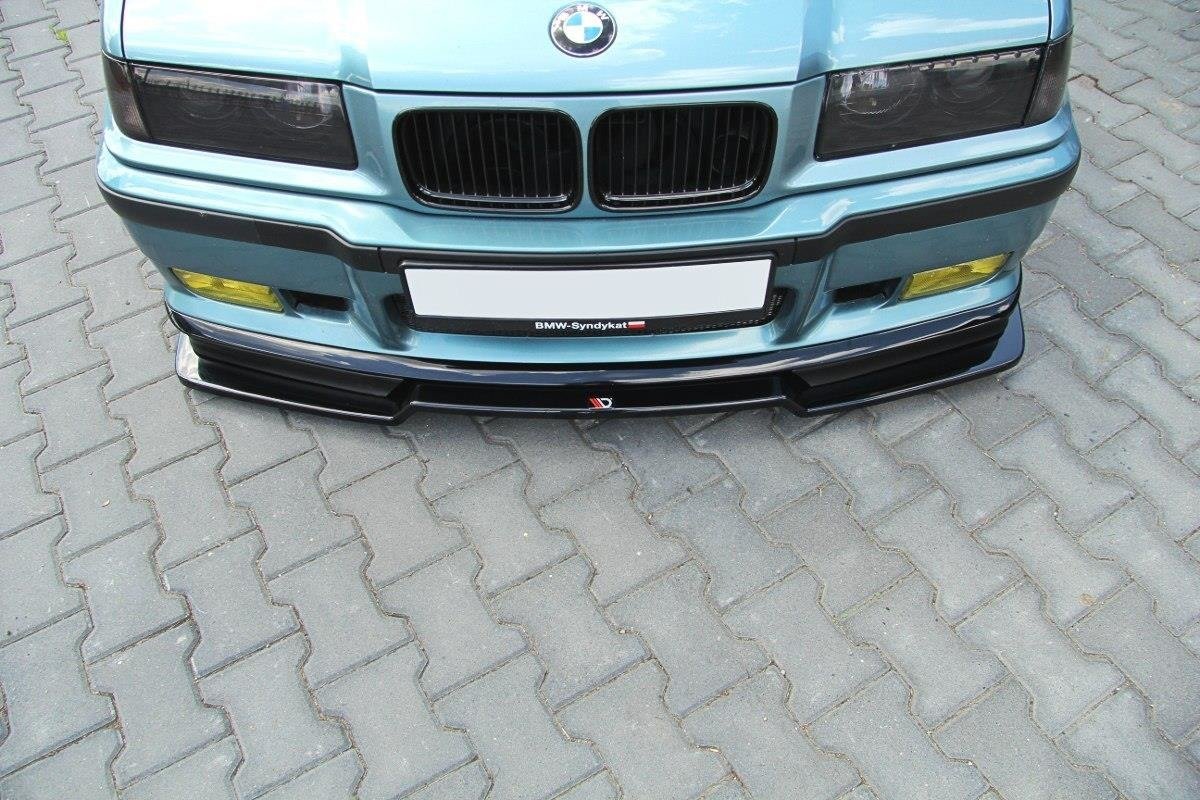 Front Ansatz V.2 für BMW M3 E36 schwarz Hochglanz