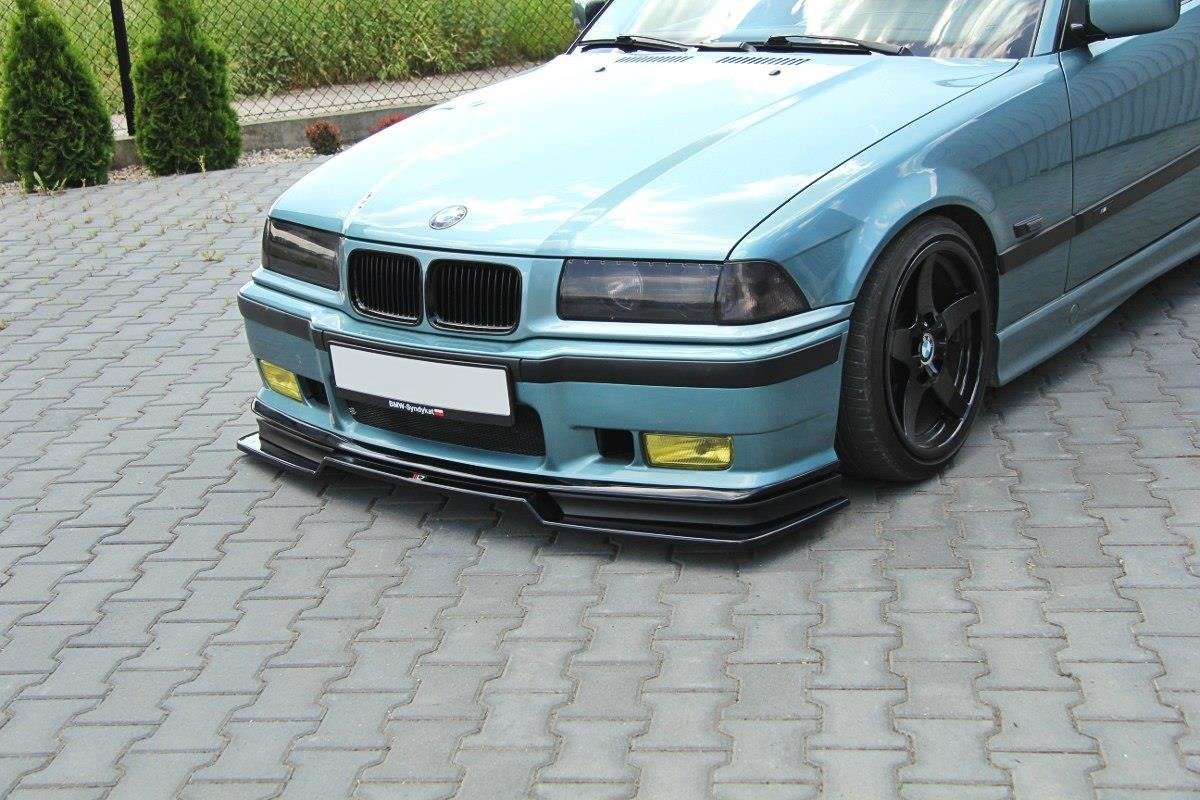 Front Ansatz V.2 für BMW M3 E36 schwarz Hochglanz
