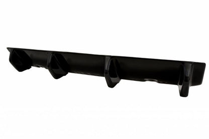 Mittlerer Diffusor Heck Ansatz für VW GOLF 7 R Facelift Carbon Look