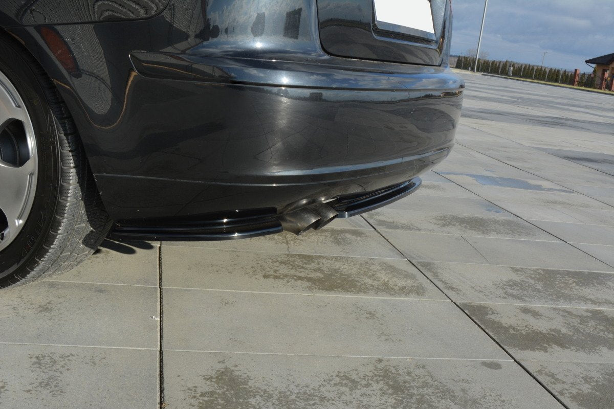 Splitter / Diffusor Heck Ansatz für Audi A3 Sportback 8P / 8P Facelift Carbon Look