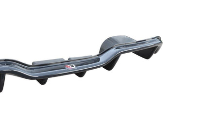Diffusor Heck Ansatz für Ford Fiesta Mk7 ST Facelift Carbon Look