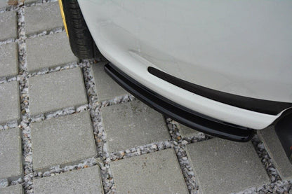 Heck Ansatz Flaps Diffusor für Alfa Romeo GT schwarz Hochglanz