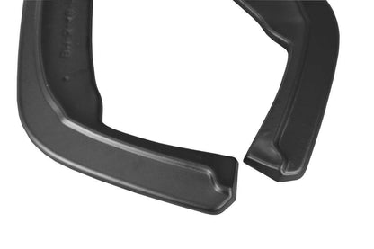 Heck Ansatz Flaps Diffusor für BMW M3 E46 Coupe schwarz matt