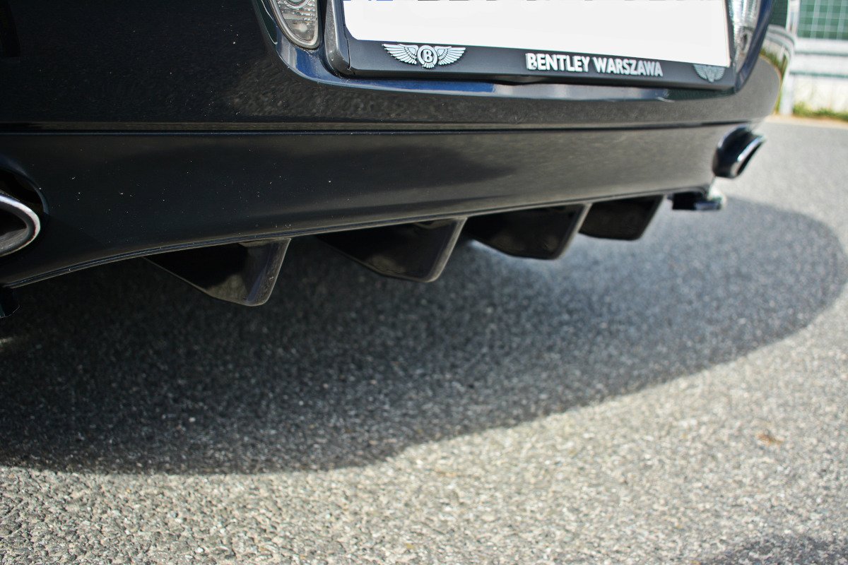 Diffusor Heck Ansatz für BENTLEY CONTINENTAL GT Carbon Look