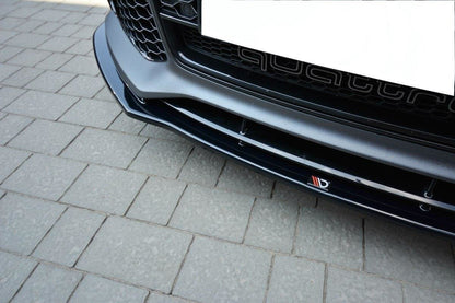 Front Ansatz V.1 für Audi RS7 C7 FL schwarz matt