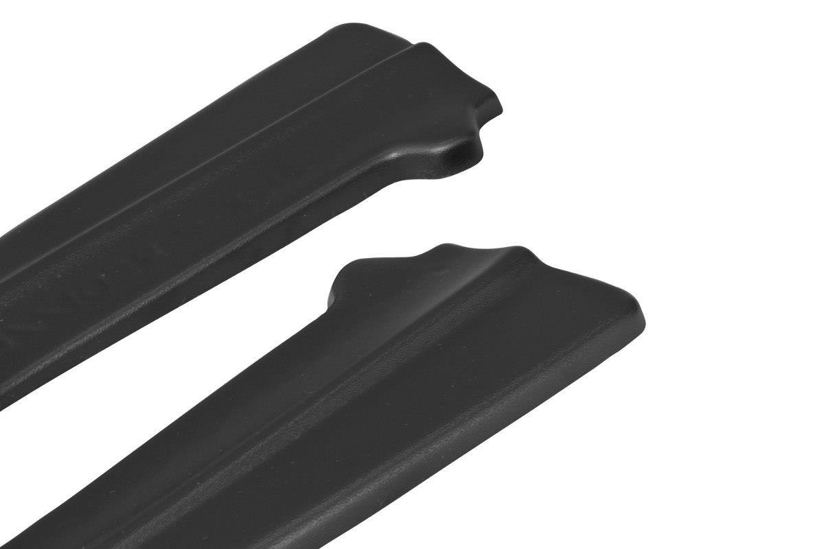 Heck Ansatz Flaps Diffusor für Mercedes E W212 schwarz Hochglanz