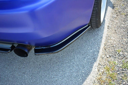 Heck Ansatz Flaps Diffusor für HONDA S2000 schwarz matt
