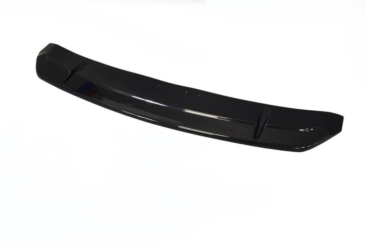 Mittlerer Diffusor Heck Ansatz für Audi RS7 Facelift schwarz Hochglanz