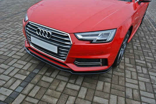 Front Ansatz V.1 für Audi S4 / A4 S-Line B9 schwarz Hochglanz