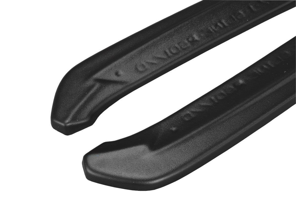 Heck Ansatz Flaps Diffusor für Audi A7 S-Line C7 schwarz matt