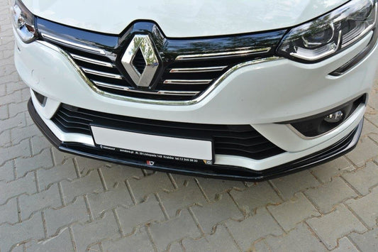 Front Ansatz V.1 für Renault Megane Mk4 Hatchback schwarz matt