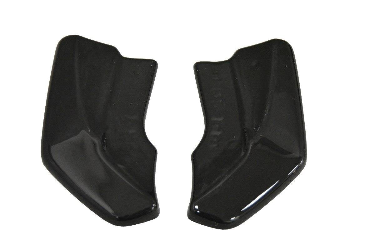 Heck Ansatz Flaps Diffusor für Audi Q2 Mk.1 schwarz matt