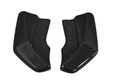 Heck Ansatz Flaps Diffusor für Audi Q2 Mk.1 schwarz matt