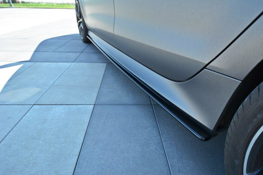 Seitenschweller Ansatz für Audi RS7 C7 FL Carbon Look