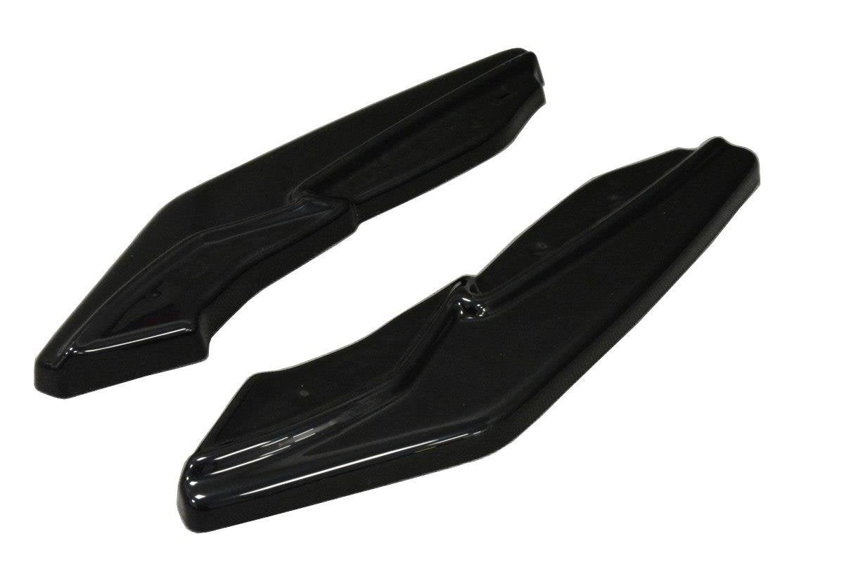 Heck Ansatz Flaps Diffusor für Renault Laguna mk 3 Coupe schwarz Hochglanz