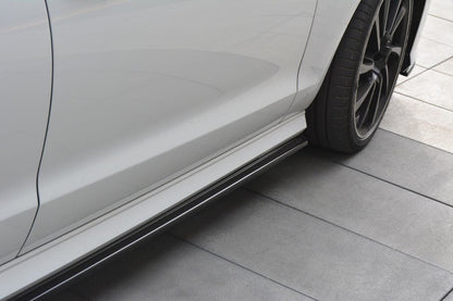 Seitenschweller Ansatz für Audi A6 C7 S-line/ S6 C7 Facelift Carbon Look